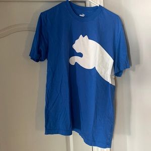 Mens Blue Puma T shirt
